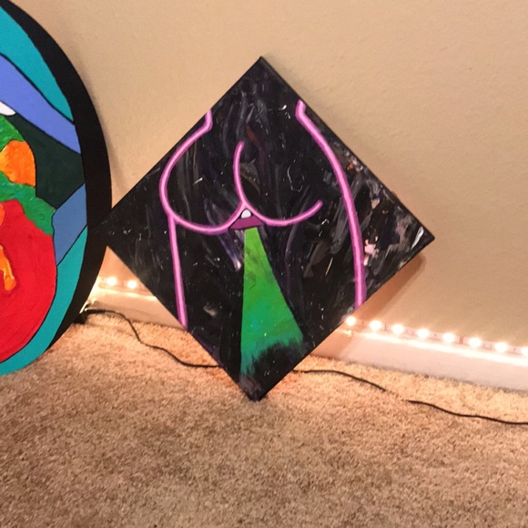 Space booty handmade painting - Picture 3 of 3